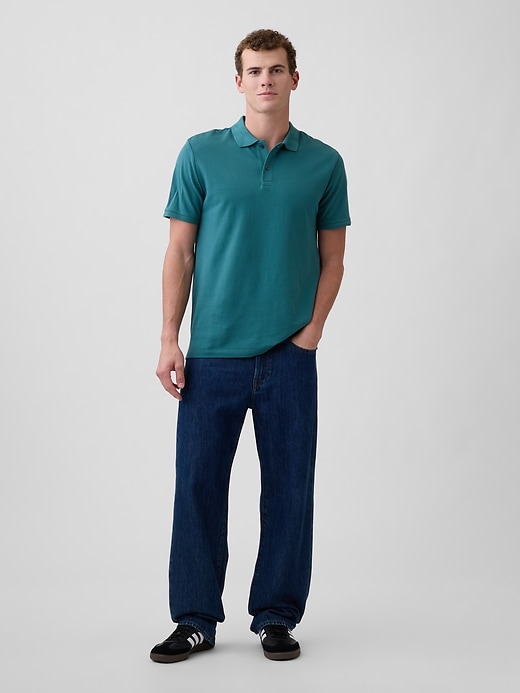 Image number 3 showing, Stretch Pique Polo Shirt