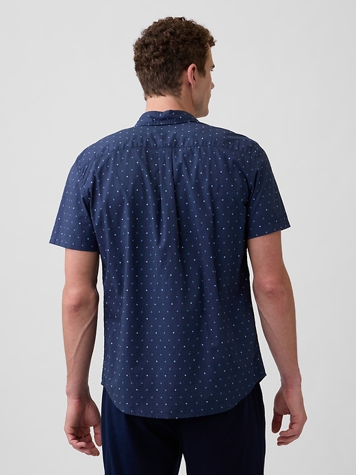Image number 2 showing, Stretch Poplin Shirt in Standard Fit