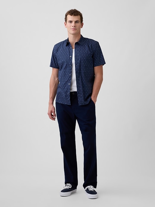 Image number 3 showing, Stretch Poplin Shirt in Standard Fit
