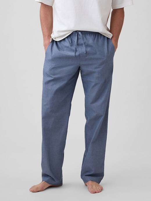 Image number 3 showing, Relaxed Poplin PJ Pants