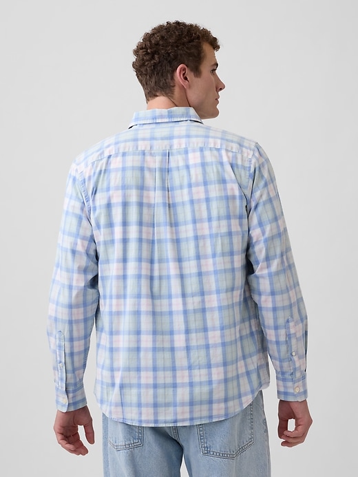 Image number 2 showing, Stretch Poplin Shirt in Standard Fit