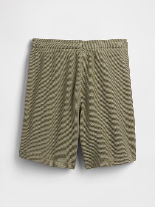 Image number 2 showing, Kids Relaxed Pull-On Jacquard Ribbed Shorts