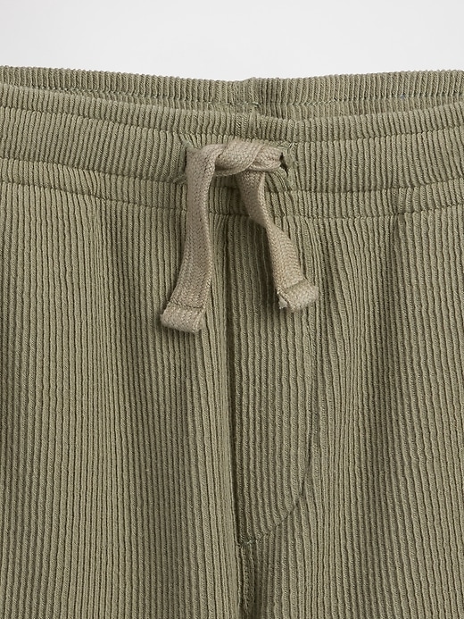Image number 3 showing, Kids Relaxed Pull-On Jacquard Ribbed Shorts