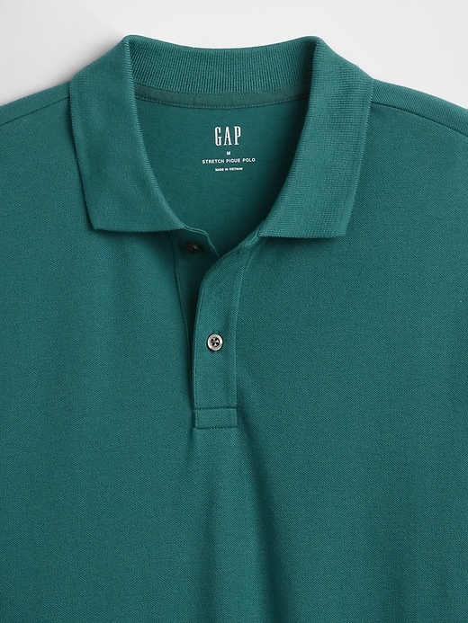 Image number 4 showing, Stretch Pique Polo Shirt
