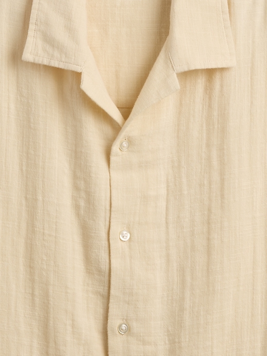 Image number 4 showing, Boxy Gauze Vacay Shirt