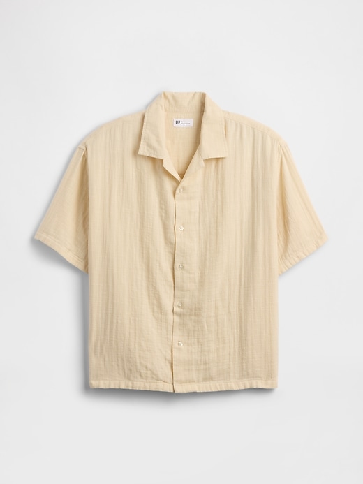 Image number 5 showing, Boxy Gauze Vacay Shirt