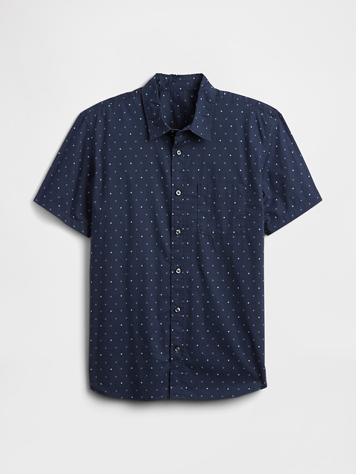 Image number 5 showing, Stretch Poplin Shirt in Standard Fit