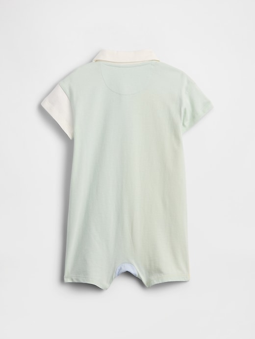 Image number 2 showing, Baby Brannan Bear Polo Romper