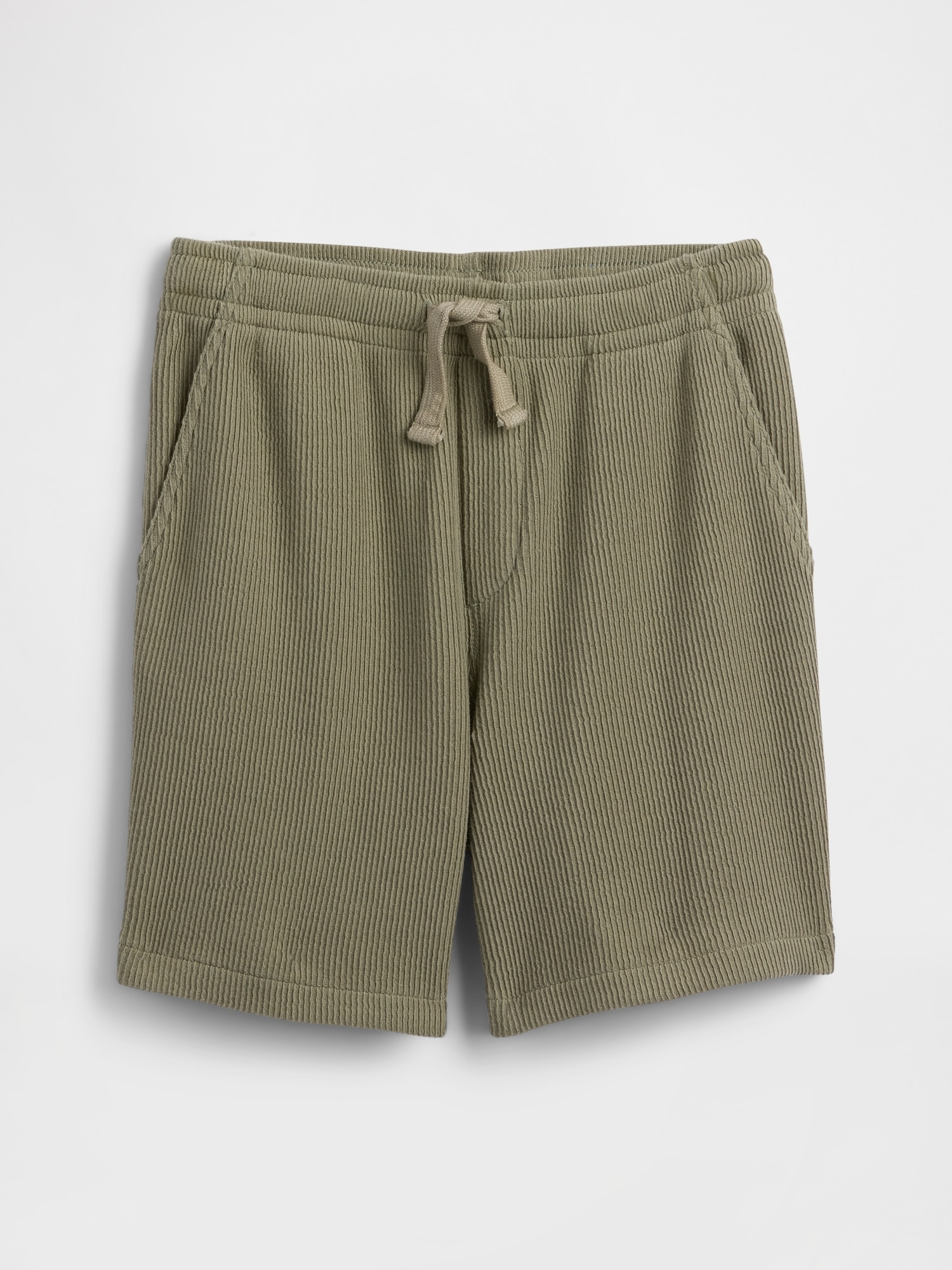 Kids Relaxed Pull-On Jacquard Ribbed Shorts