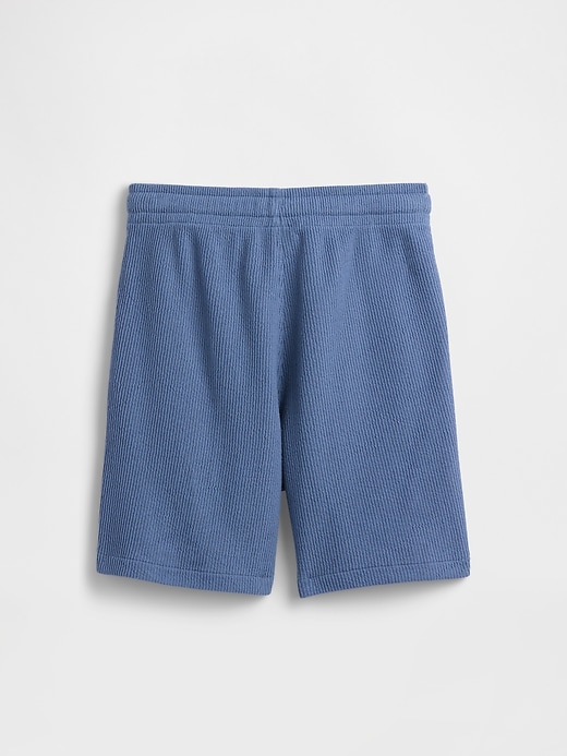 Image number 2 showing, Kids Relaxed Pull-On Jacquard Ribbed Shorts