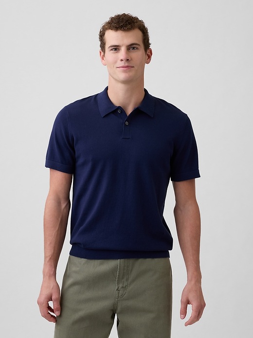 Image number 1 showing, Sweater Polo Shirt