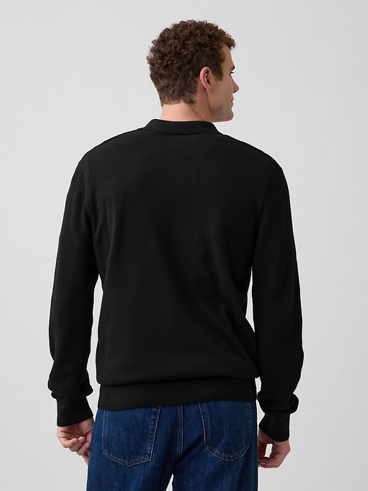Image number 2 showing, Textured Button-Up Sweater