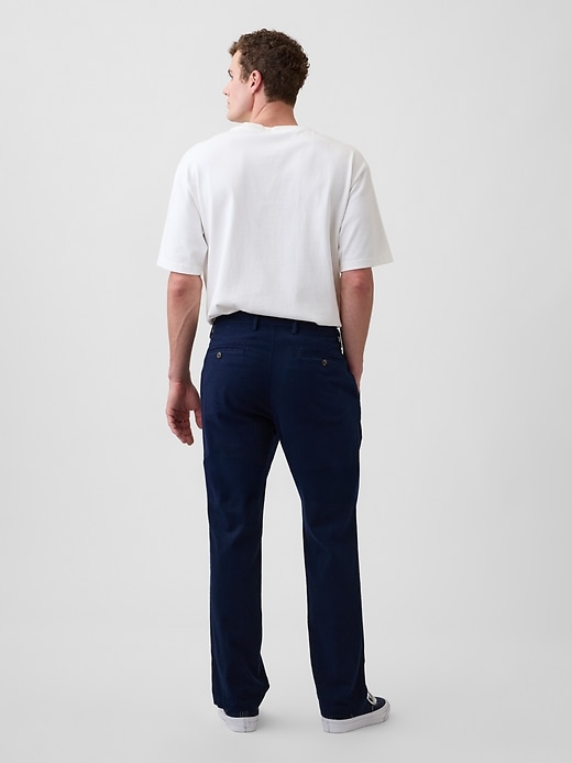 Image number 2 showing, Straight Linen-Blend Pants