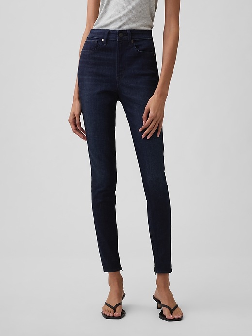 Image number 2 showing, High Rise Universal Skinny Jeans