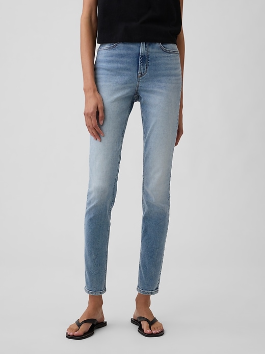 Image number 2 showing, High Rise Universal Skinny Jeans