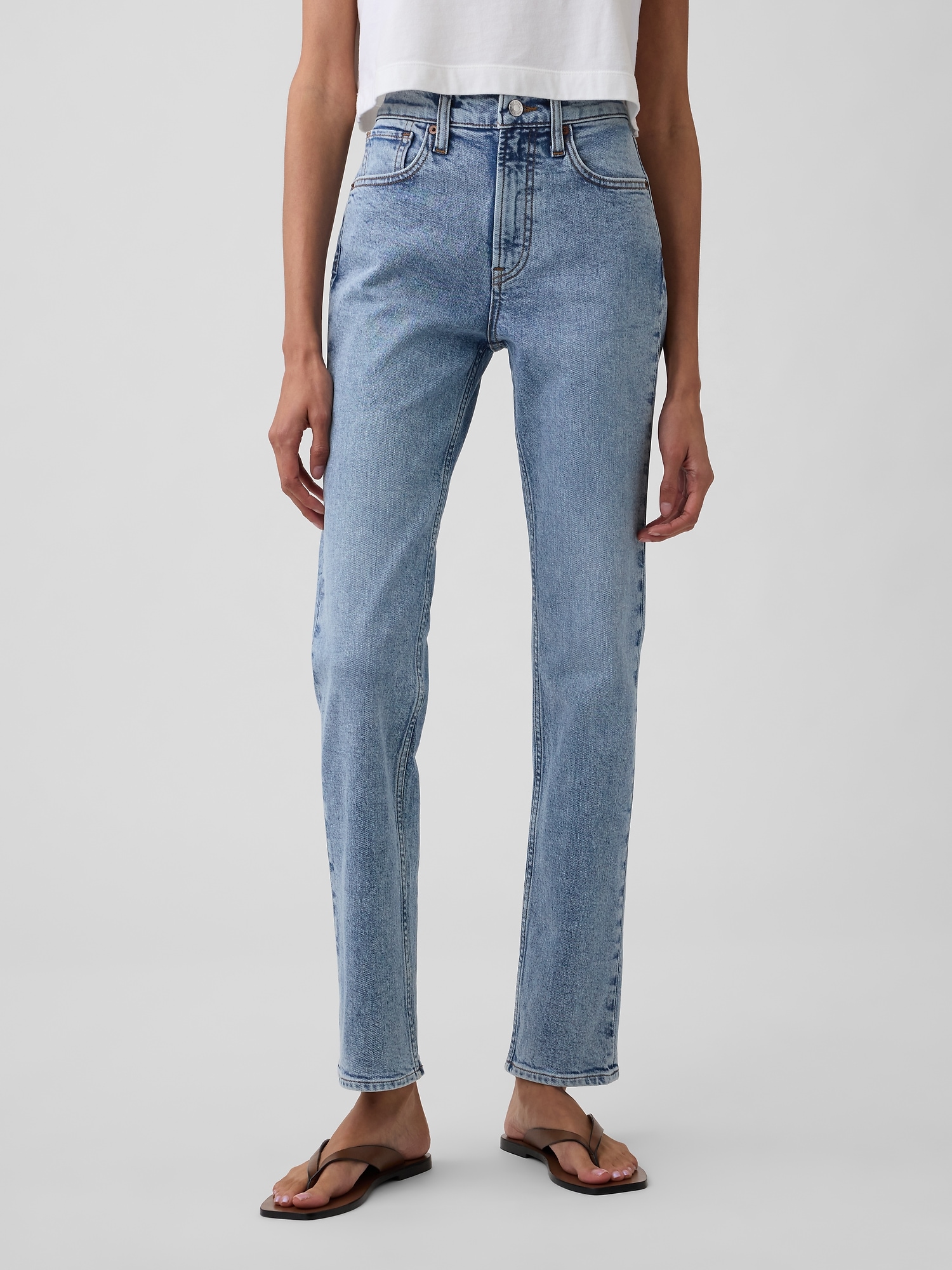 High Rise '90s Straight Jeans