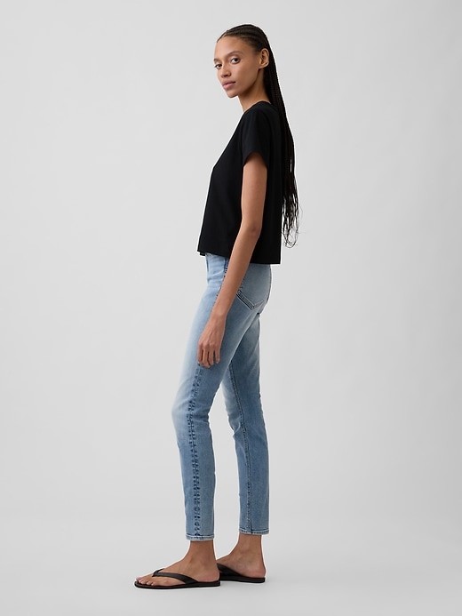 Image number 3 showing, High Rise Universal Skinny Jeans