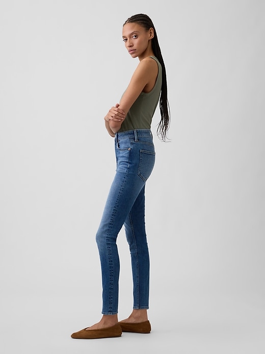 Image number 3 showing, High Rise Universal Skinny Jeans