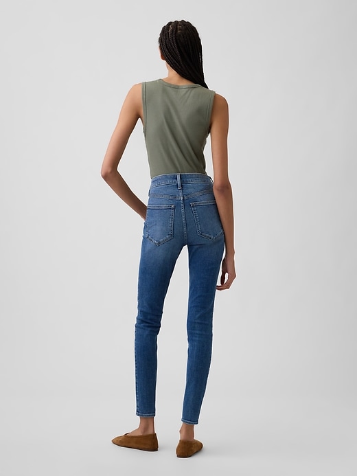 Image number 4 showing, High Rise Universal Skinny Jeans