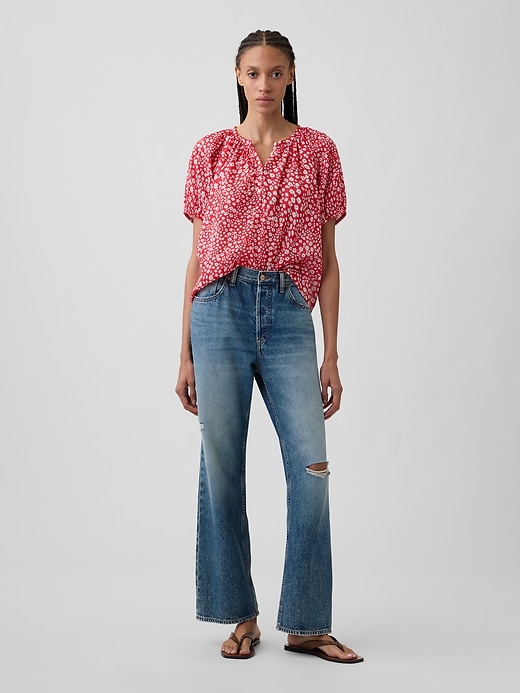 Image number 3 showing, Oversized Puff Sleeve Top