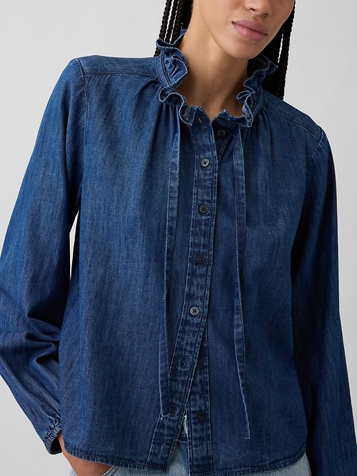 Image number 4 showing, Relaxed Denim Top