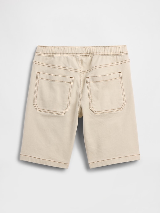 Image number 2 showing, Kids Pull-On Loose Denim Shorts