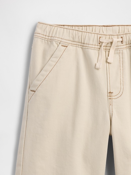 Image number 3 showing, Kids Pull-On Loose Denim Shorts