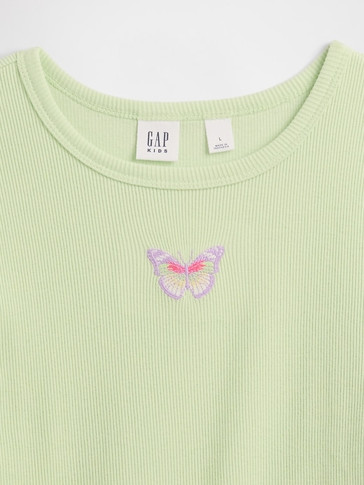 Image number 3 showing, Kids Ribbed Crewneck T-Shirt