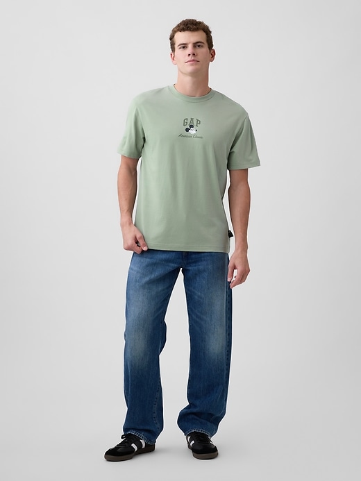 Image number 3 showing, Gap × Disney Mickey Mouse Everyday Soft Relaxed Logo T-Shirt