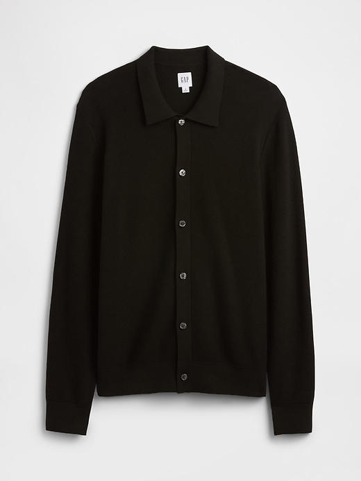 Image number 5 showing, Textured Button-Up Sweater