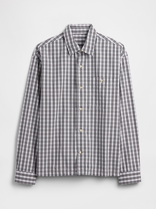 Image number 5 showing, Poplin Shirt in Boxy Fit