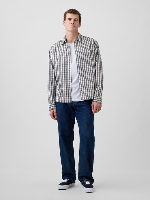 Image number 3 showing, Poplin Shirt in Boxy Fit
