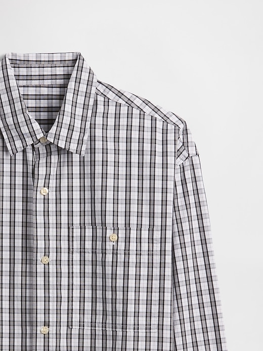 Image number 4 showing, Poplin Shirt in Boxy Fit