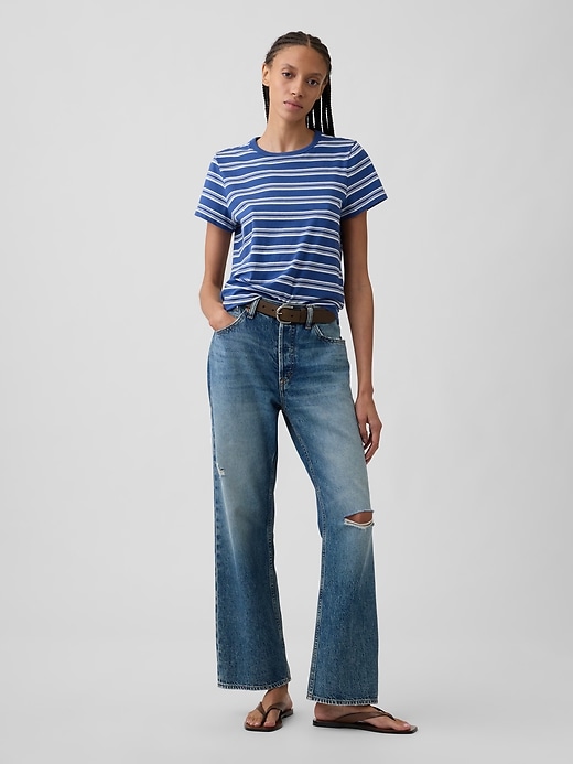 Image number 3 showing, Favorite Stripe Crewneck T-Shirt