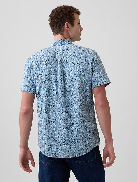 Image number 2 showing, Stretch Poplin Shirt in Standard Fit