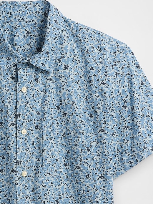 Image number 4 showing, Stretch Poplin Shirt in Standard Fit