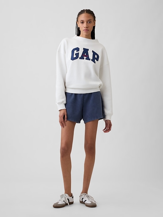 Image number 3 showing, Oversized Gap Logo Mockneck Sweatshirt