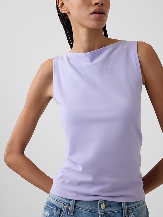 Image number 4 showing, Boatneck Tank Top