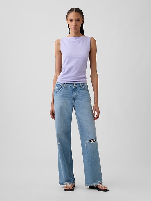 Image number 3 showing, Boatneck Tank Top