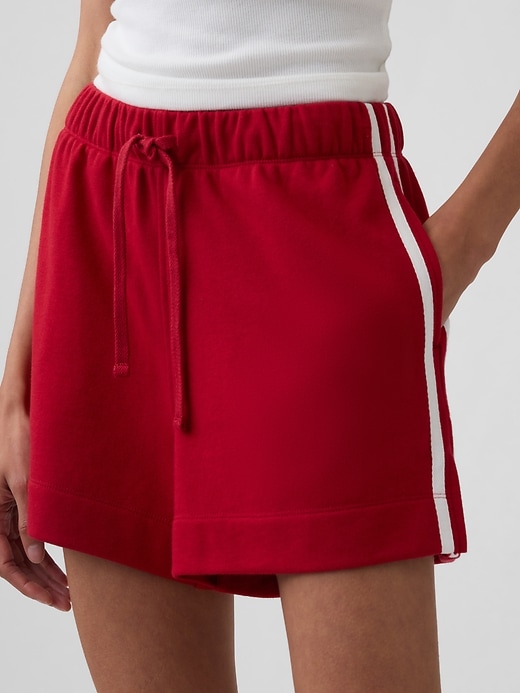 Image number 4 showing, Relaxed Stripe French Terry Shorts