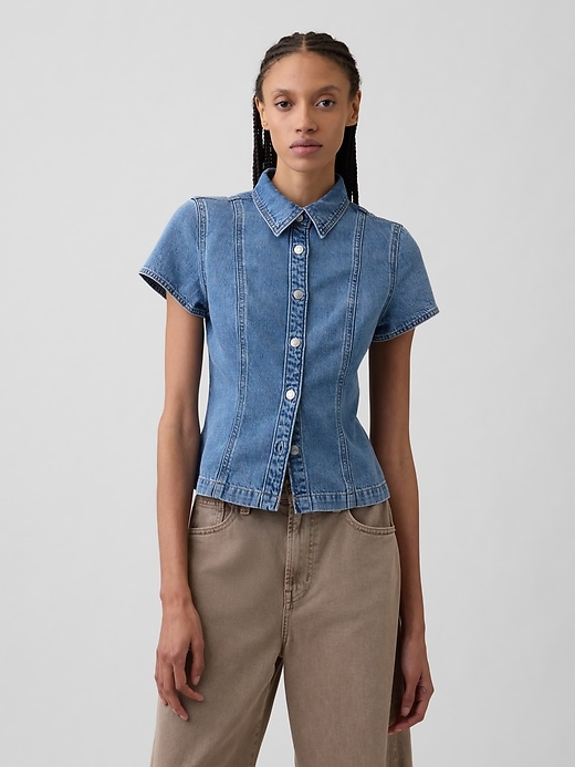 Image number 1 showing, Denim Shirt