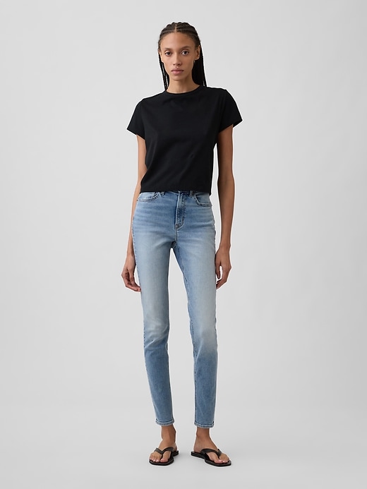 Image number 1 showing, High Rise Universal Skinny Jeans