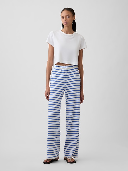 Image number 1 showing, Stripe Pull-On Pants