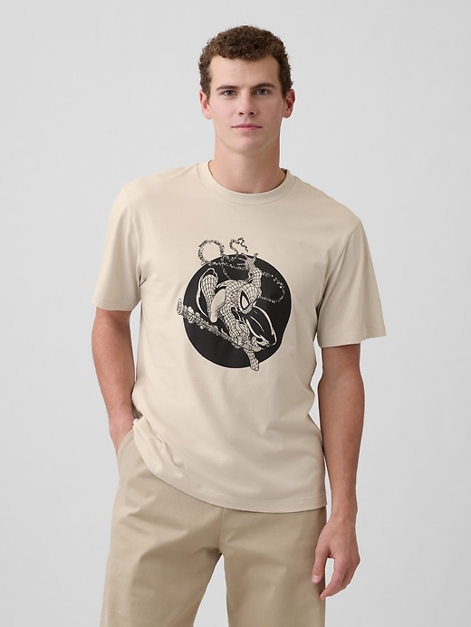 Image number 1 showing, Marvel Everyday Soft Relaxed Graphic T-Shirt