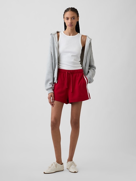 Image number 1 showing, Relaxed Stripe French Terry Shorts