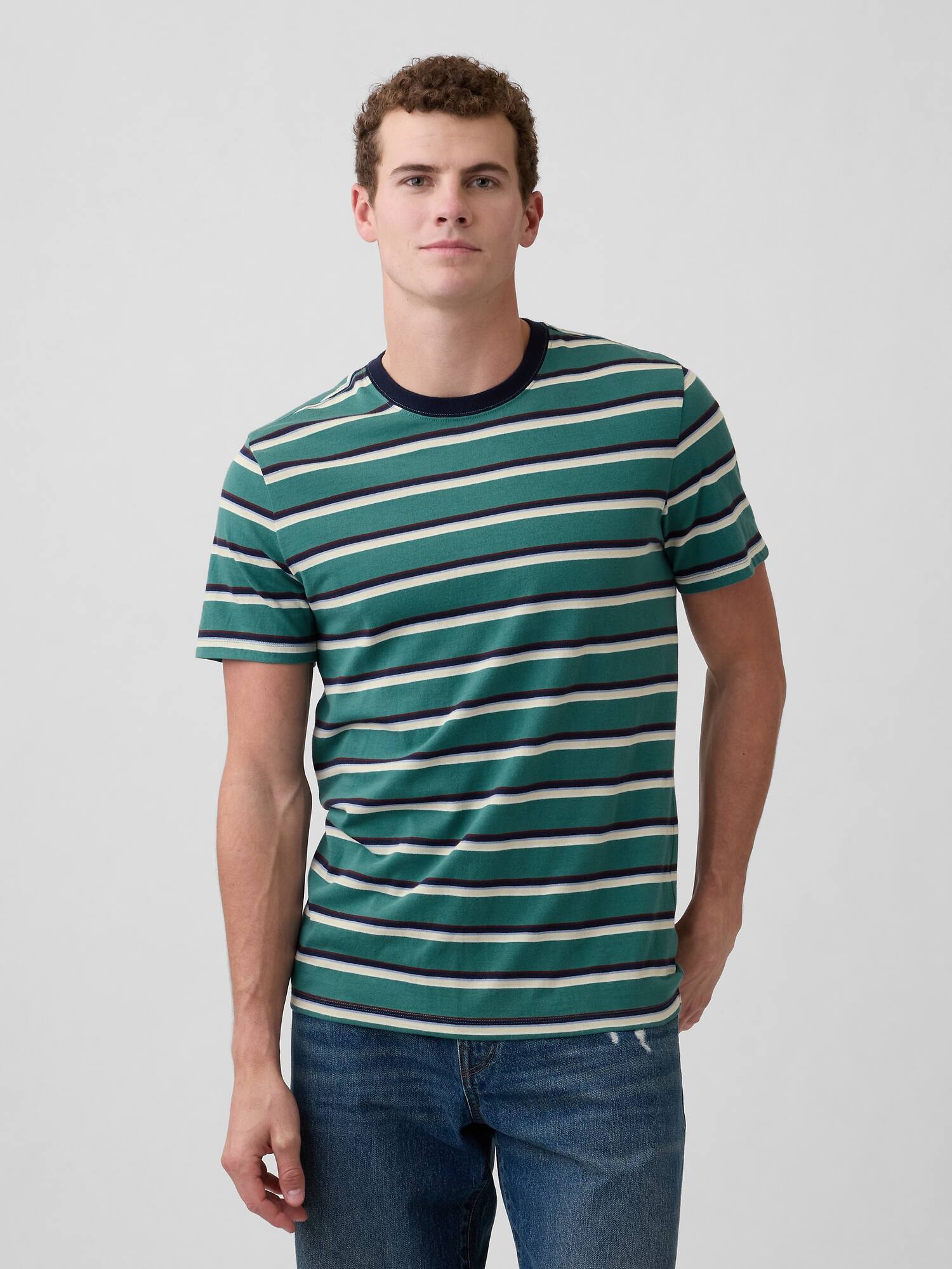 Everyday Soft Stripe Crewneck T-Shirt