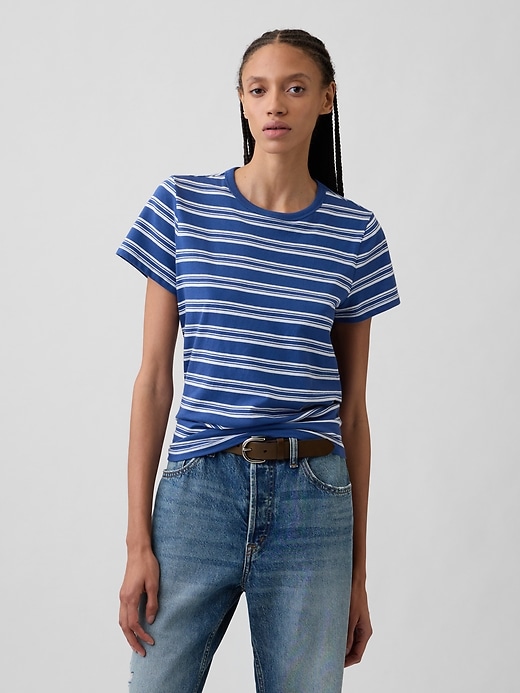 Image number 1 showing, Favorite Stripe Crewneck T-Shirt