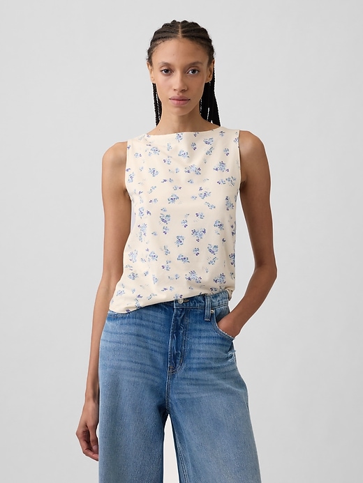 Image number 1 showing, Boatneck Tank Top