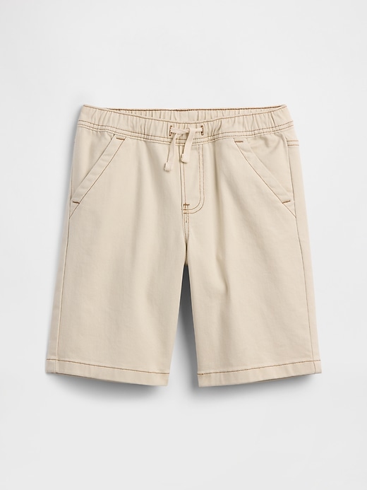 Image number 1 showing, Kids Pull-On Loose Denim Shorts