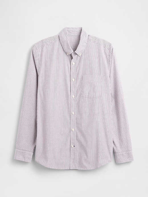Image number 5 showing, Stretch Poplin Shirt in Standard Fit